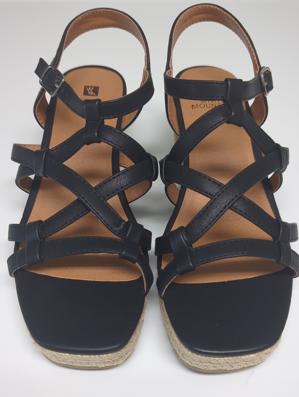 White Mountain Swayze Espadrille Wedge Sandal - NWOT